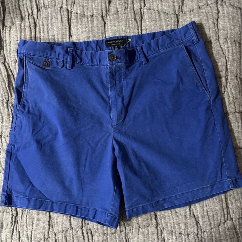 Banana Republic Emerson Chino Shorts  Blue Size 38